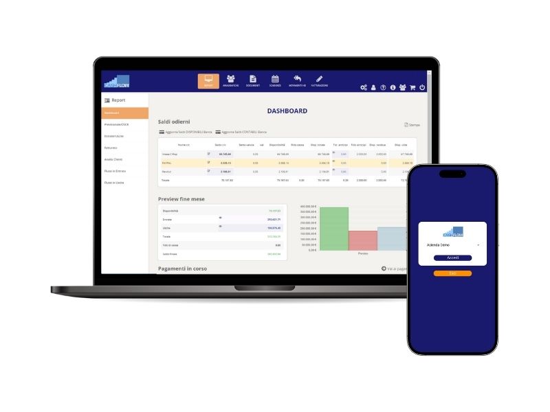 app cash flow computer e mobile