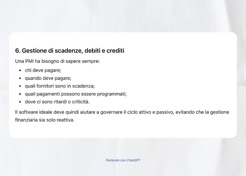 screenshot gestione scadenze debiti e crediti
